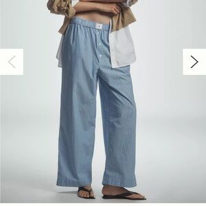 Anthropologie The Wren Boxer Pants Blue